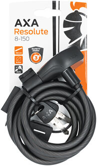 Axa kabelslot Resolute 8-150- Ø8 / 1500 mm zwart