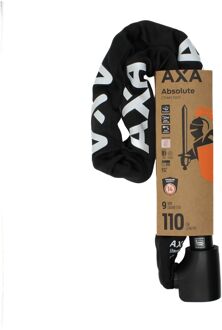 Axa Kettingslot Absolute - Zwart - Art 2 - Lengte 110cm Ø9mm
