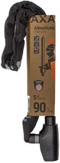 Axa Kettingslot Absolute - Zwart - Lengte 90cm Ø5mm