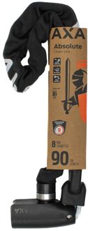 Axa Kettingslot Absolute - Zwart - Lengte 90cm Ø8mm