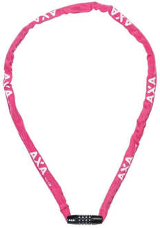 Axa Kettingslot AXA Rigid RCC code 120/3,5 - roze (winkelverpakking)