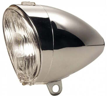 Axa Koplamp (605) Chroom - Dynamo / 6V E-Bike