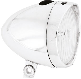 Axa Koplamp Classic LED Batterij Zilver Zilverkleurig