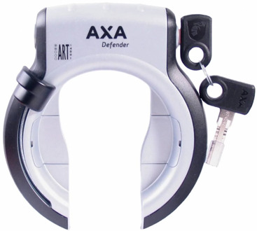 Axa ringslot Defender ART-2 staal/kunststof zilver/zwart Zilverkleurig