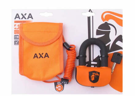 Axa Schijfremslot AXA Pro Disc Set ART4 ø13mm - oranje (op kaart)