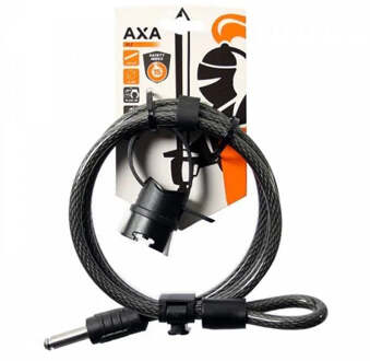 Axa Slotkabel Axa RLE 150/10 met houder - Zwart
