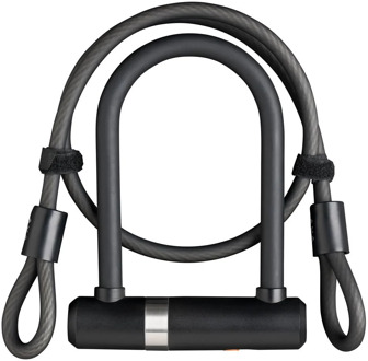 Axa U-Slot Newton Pro UL Mini kabel 140 x 13 mm Art-2 zwart