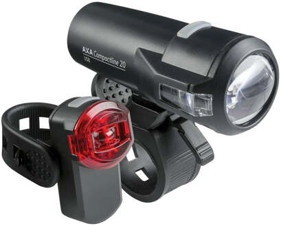Axa Verlichtingsset Axa Compactline 20 USB oplaadbaar