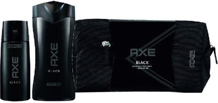 Axe Cadeaupakket For Men - 3-delig - Black Deodorant Spray + Douche Gel + Toilettas