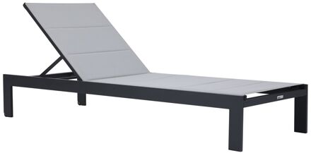 AXI Elio Ligbed in Antraciet / Grijs Lounger met Aluminium frame verstelbaar in 5 standen