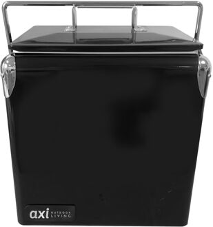 AXI Retro Mini Cooler Mint Outdoor Koeler / Koelbox klein met afneembaar deksel & flesopener