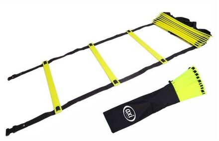 AXI SpeedLadder600 Loopladder van 6 meter Agility speed ladder / Sport ladder Geel