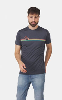 Ayacucho Adventure Stripes Tee Grijs - XXL
