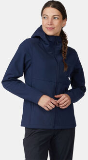 Ayacucho Briery Softshell Jas Dames Blauw - L