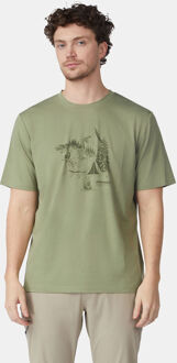 Ayacucho Campsite Sketch T-Shirt Groen