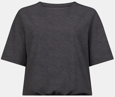 Ayacucho City Travel Top Ss Ii W T-Shirt Dames Zwart - L