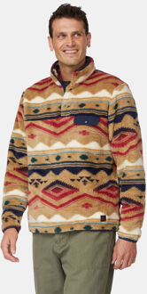 Ayacucho Colorado High Loft Snap Fleecetrui Bruin - XXL