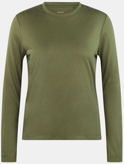 Ayacucho Essential Tee LS Top Dames Groen - XS