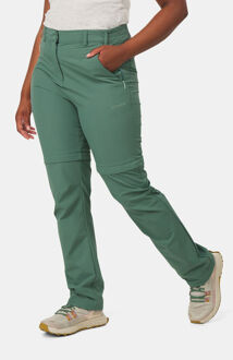 Ayacucho Forest Softshell Zip-Off Trouser Dames Groen - 46