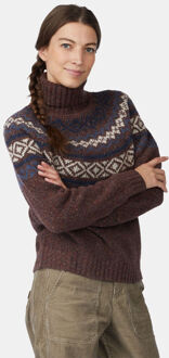 Ayacucho Halden Rollneck Trui Dames Oranje - M