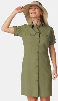 Ayacucho Jungle Travel Dress II Jurk Dames Groen - L