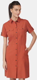 Ayacucho Jungle Travel Dress II Jurk Dames Oranje - S