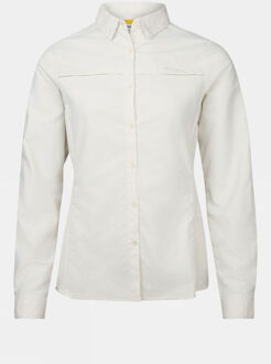 Ayacucho Jungle Travel Shirt LS Dames Wit - XS