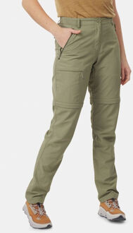 Ayacucho Jungle Travel Zip-Off Afritsbroek Dames Groen - 38 Regular