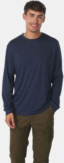 Ayacucho Midweight Merino Langemouwen Shirt Blauw - XXL