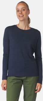 Ayacucho Midweight Merino Langemouwen Shirt Dames Blauw - XXL
