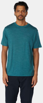 Ayacucho Midweight Merino T-Shirt Blauw - XXL