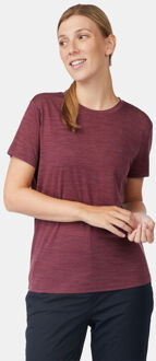 Ayacucho Midweight Merino T-Shirt Dames Paars - XXL