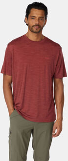 Ayacucho Midweight Merino T-Shirt Rood - XS