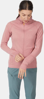 Ayacucho Mountain Midlayer Hoody II Fleecetrui Dames Roze - S