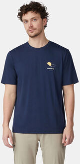 Ayacucho Mountain View T-Shirt Blauw - S