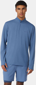Ayacucho Nagano ¼ Zip LS Shirt Blauw - M