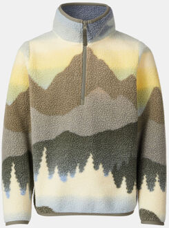 Ayacucho Randy 1/4 Zip Sherpa Fleecetrui Junior Geel - 152