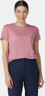 Ayacucho Ridge Trail Merino T-Shirt Print Dames Roze - 3XL