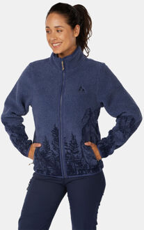 Ayacucho Striding Landscape Fleecevest Dames Blauw - XXL