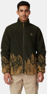 Ayacucho Striding Landscape Fleecevest Groen - M