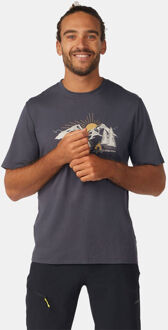 Ayacucho Sunset Camp T-Shirt Grijs - L