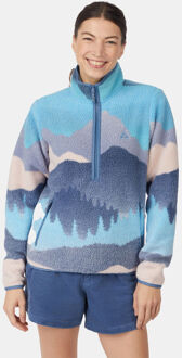Ayacucho Thirlmere 1/2 Zip Sherpa Fleecetrui Dames Blauw - XXL