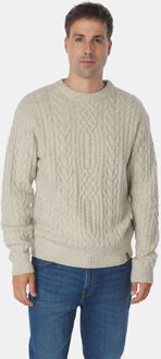 Ayacucho Vagur Cable Trui Grijs - XL