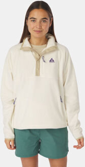 Ayacucho Venture Snap Pullover Fleecetrui Dames Wit