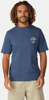 Ayacucho Wild Cat T-Shirt Blauw - XL