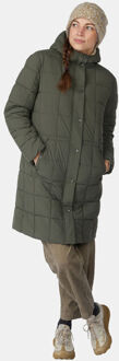 Ayacucho Windermere Quilted Coat Parka Dames Groen - L