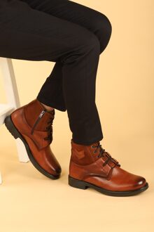 Ayakland 660 Thermo Zool Binnenkant Harige Rits Mannen Laarzen Schoenen bruinen / 41