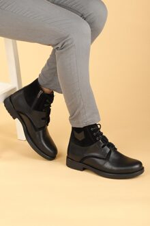 Ayakland 660 Thermo Zool Binnenkant Harige Rits Mannen Laarzen Schoenen zwart / 41