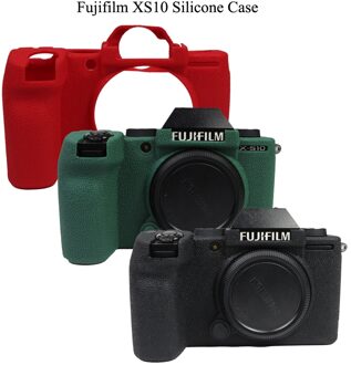 Aydgcam Fujifilm XS10 Siliconen Case Camera Tas Rubber Camera Case Skin Voor Fujifilm XS10 XS10 groen