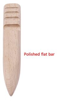 Ayevin Multi-Size Hout Gelikter Lederen Massief Houten Ronde Burnishing Rand Voor Gepolijste Rand Leather Craft Werkinstrument polished flat bar